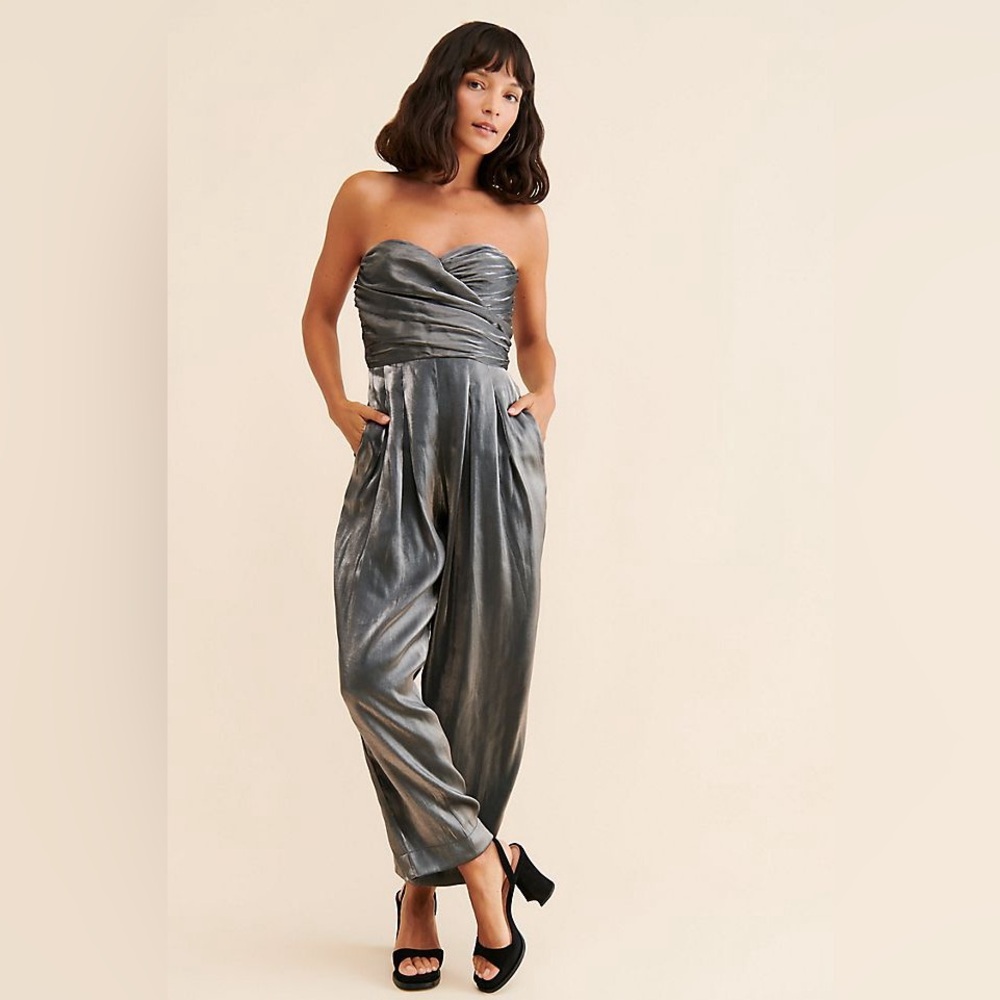 Strapless Shine Jumpsuit | 16P fits like 12P